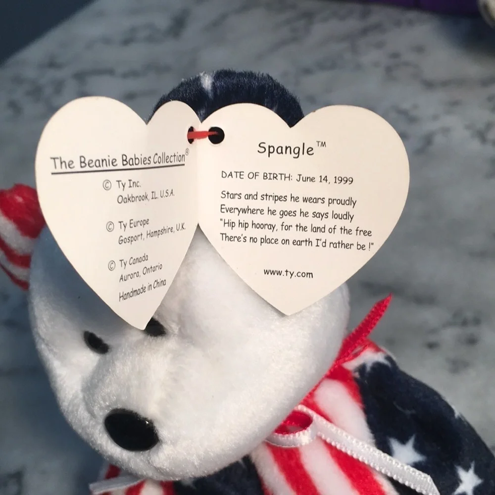 Ty Beanie babies, Spangle the Bear (4245)